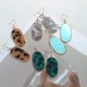 4Pairs Oval Acrylic Dangle Earrings For Women Lightweight Leopard Blue Green Shell Beige Mottled Resin Statement Oval Drop Earrings Set 4Pairs Oval Acrylic Dangle Earrings For Women Lightweight Leopard Blue Green Shell Beige Mottled Resin Statement Oval Drop Earrings Set